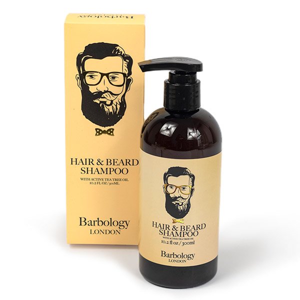 Barbology London Vegan Mens Hair & Beard Shampoo 300ml