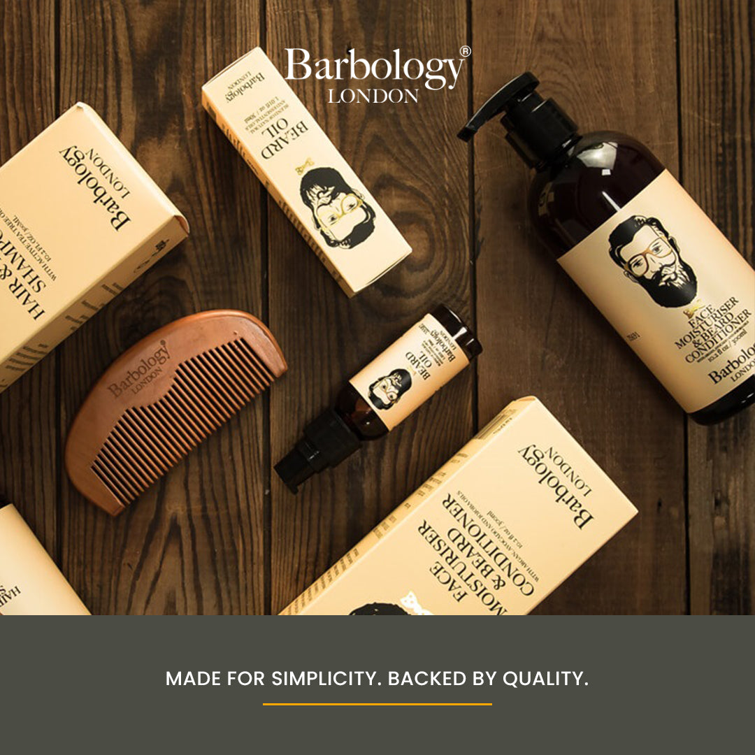 Barbology London Vegan Mens Hair & Beard Shampoo 300ml